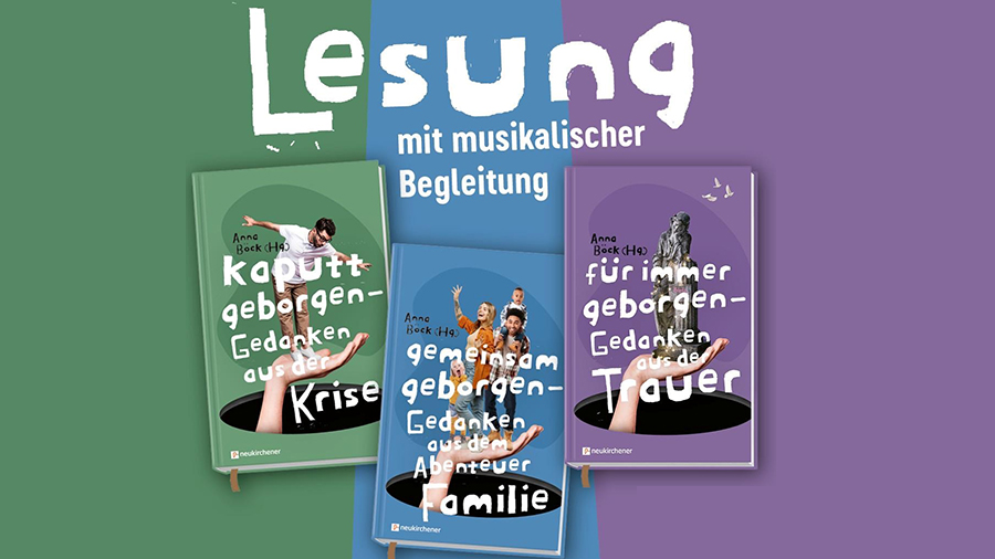 3 Buchcover der "geborgen"-Reihe