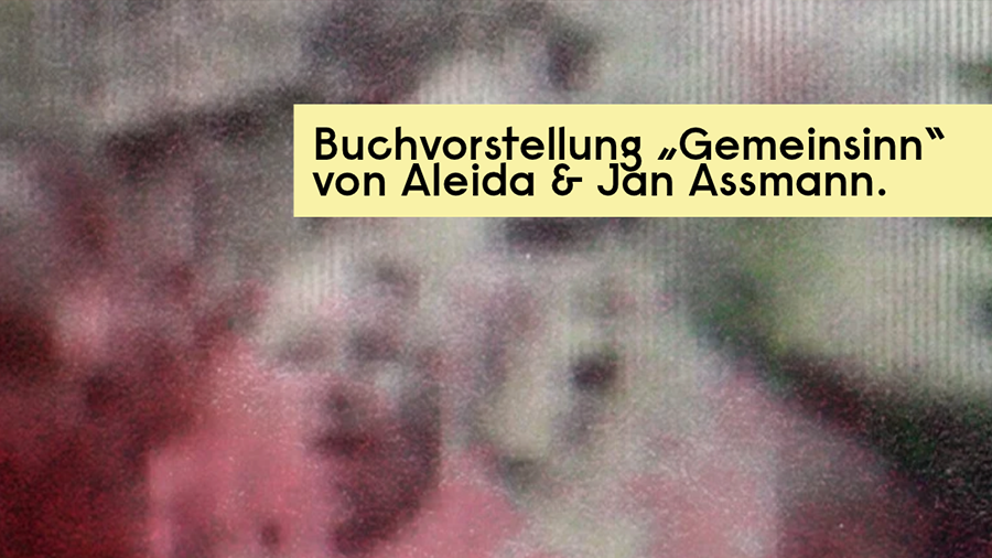 Buchvorstellung "Gemeinsinn" auf unscharfem Foto